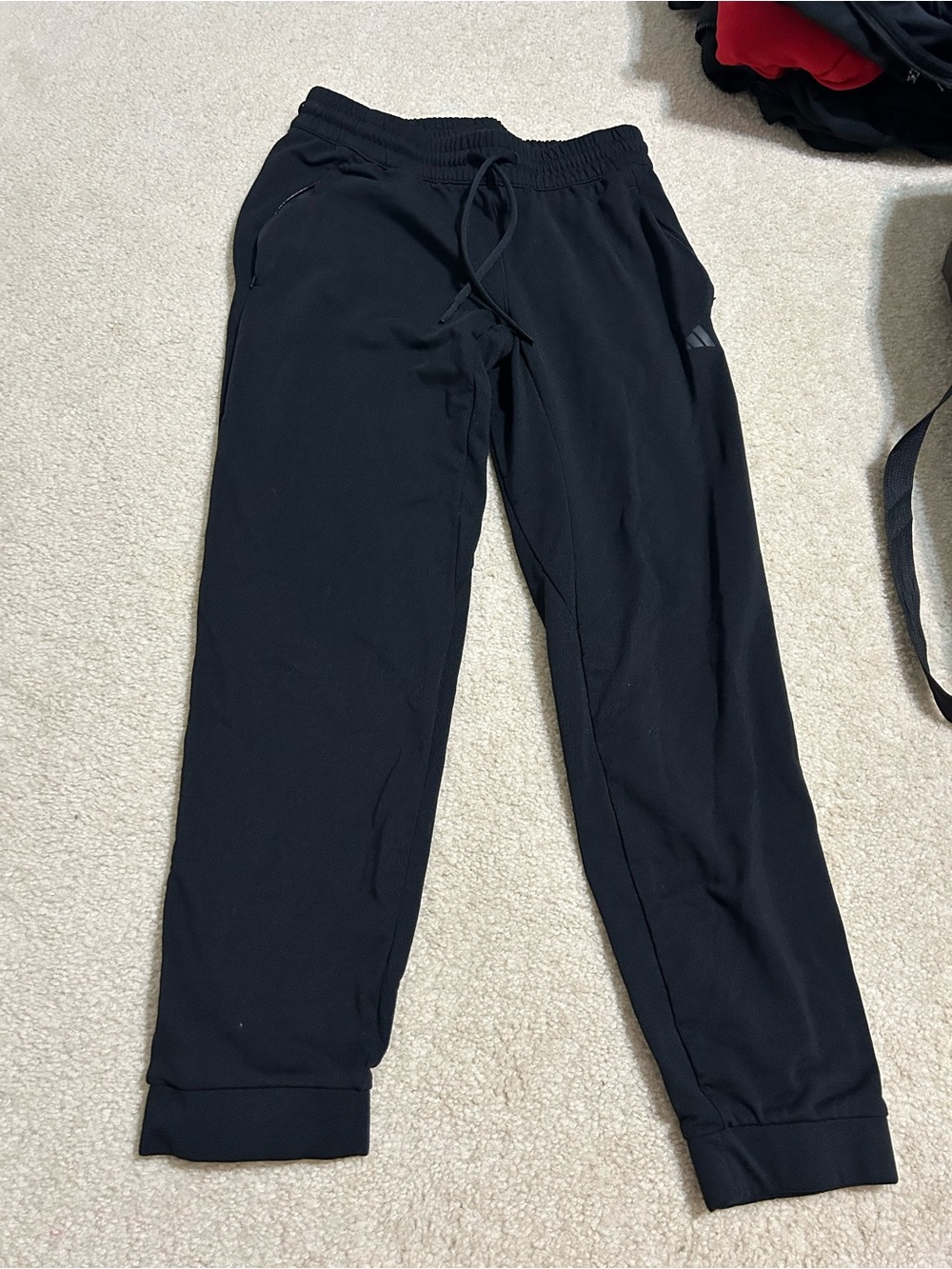 Adidas Black Athletic Jogger Pants